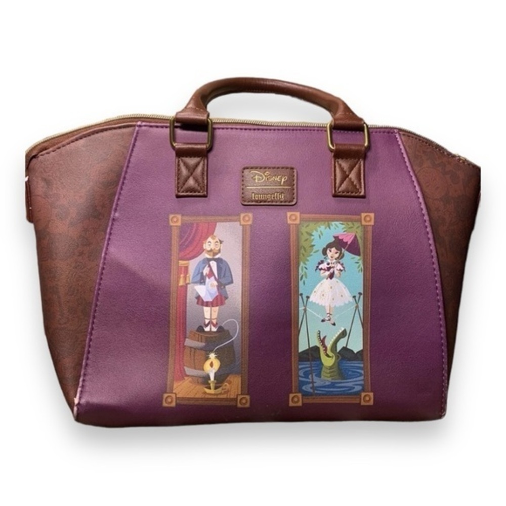 Women’s Haunted Mansion Tote Bag Stretching Room Portraits *flawed